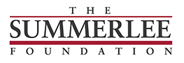 The logo of the Summerlee Foundation consisting of text in capital letters showing THE SUMMERLEE FOUNDATION with a red bar between each word The logo of the Summerlee Foundation consisting of text in capital letters showing THE SUMMERLEE FOUNDATION with a red bar between each word